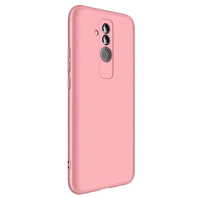 Microsonic Huawei Mate 20 Lite Kılıf Double Dip 360 Protective AYS Rose Gold