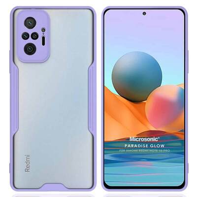 Microsonic Xiaomi Redmi Note 10 Pro Max Kılıf Paradise Glow Lila