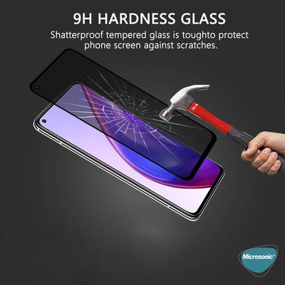 Microsonic Xiaomi Redmi Note 9 5G Invisible Privacy Kavisli Ekran Koruyucu Siyah