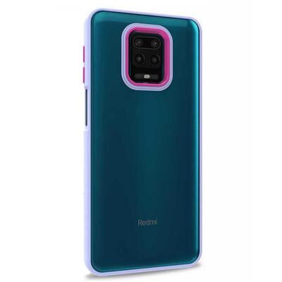 Microsonic Xiaomi Redmi Note 9S Kılıf Bright Planet Lila