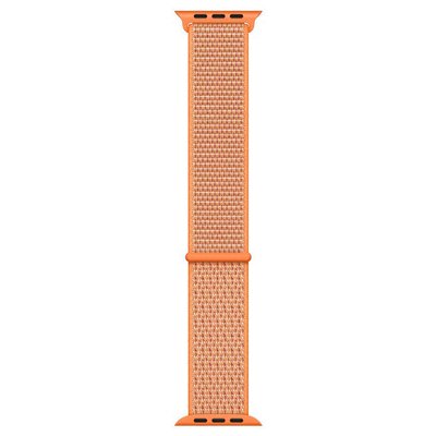 Microsonic Apple Watch Series 2 38mm Nylon Loop Kordon Spicy Orange