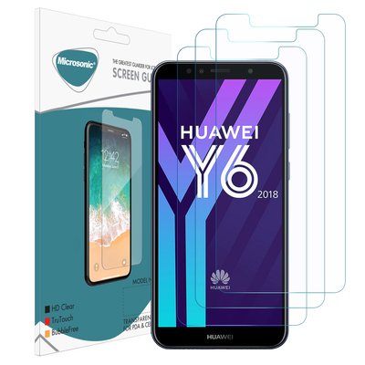 Microsonic Huawei Y6 2018 Nano Ekran Koruyucu (3'lü Paket)