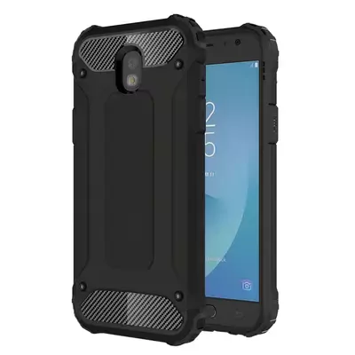 Microsonic Samsung Galaxy J3 Pro Kılıf Rugged Armor Siyah