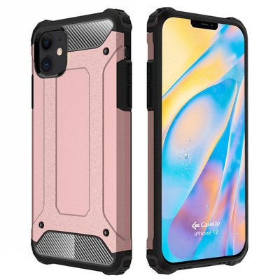 CaseUp Apple iPhone 12 Kılıf Tank Rose Gold