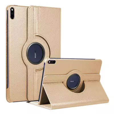 Microsonic Huawei MatePad Pro 10.8'' Kılıf 360 Rotating Stand Deri Gold