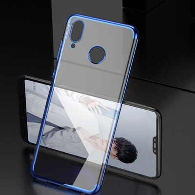 Microsonic Huawei P20 Lite Kılıf Skyfall Transparent Clear Kırmızı