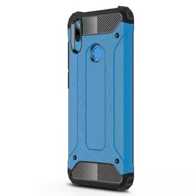 Microsonic Huawei Y7 2019 Kılıf Rugged Armor Mavi