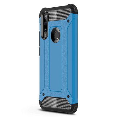 Microsonic Huawei Y7P Kılıf Rugged Armor Mavi