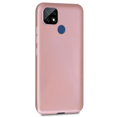 Microsonic Realme C25 Kılıf Matte Silicone Rose Gold