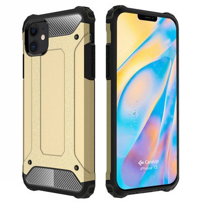 CaseUp Apple iPhone 12 Kılıf Tank Gold