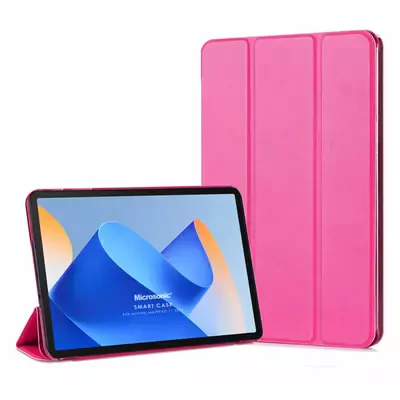 Microsonic Huawei MatePad 11 2023 Kılıf Slim Translucent Back Smart Cover Pembe