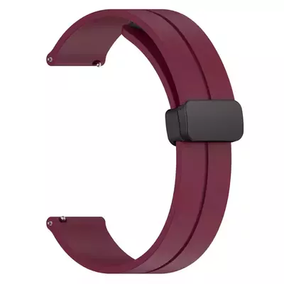 Microsonic Samsung Galaxy Watch 46mm Kordon Ribbon Line Bordo