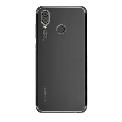 Microsonic Huawei P20 Lite Kılıf Skyfall Transparent Clear Gri