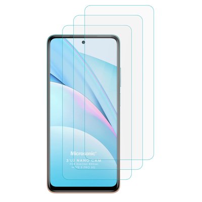 Microsonic Xiaomi Redmi Note 9 Pro 5G Nano Ekran Koruyucu (3'lü Paket)