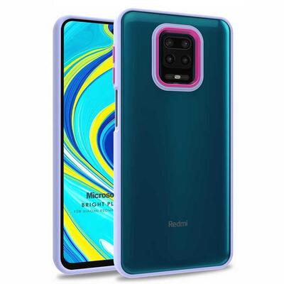 Microsonic Xiaomi Redmi Note 9 Pro Kılıf Bright Planet Lila