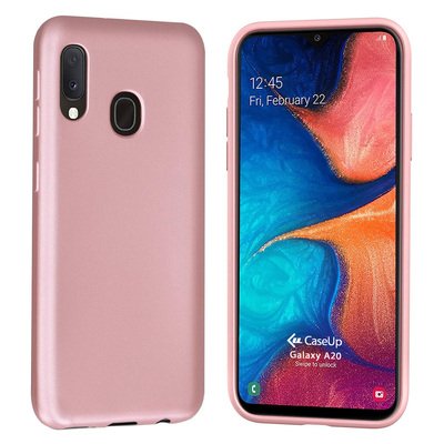 CaseUp Samsung Galaxy A20 Kılıf Matte Surface Rose Gold