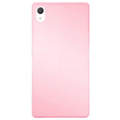 CaseUp Sony Xperia Z3+ Plus Kılıf Transparent Soft Pembe