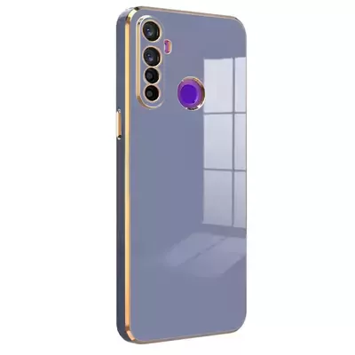 Microsonic Realme 6i Kılıf Olive Plated Lavanta Grisi