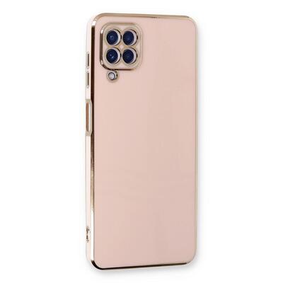 Microsonic Samsung Galaxy A12 Kılıf Olive Plated Pembe