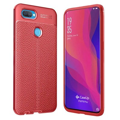 CaseUp Oppo F9 / F9 Pro Kılıf Niss Silikon Kırmızı