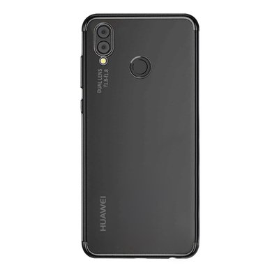 Microsonic Huawei P20 Lite Kılıf Skyfall Transparent Clear Siyah