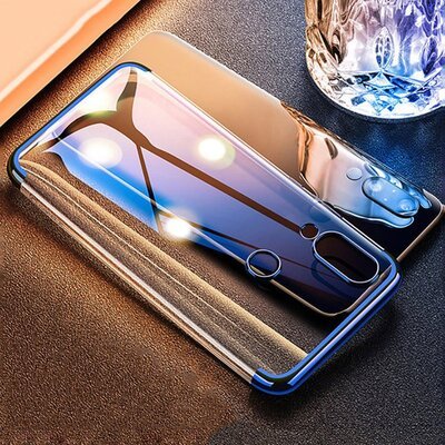 Microsonic Xiaomi Redmi Note 7 Pro Kılıf Skyfall Transparent Clear Siyah