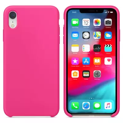 Microsonic Apple iPhone XR Kılıf Liquid Lansman Silikon Pitaya