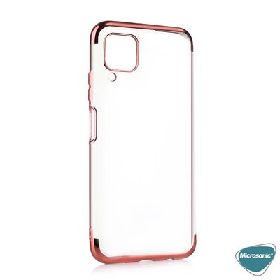 Microsonic Huawei P40 Lite Kılıf Skyfall Transparent Clear Rose Gold