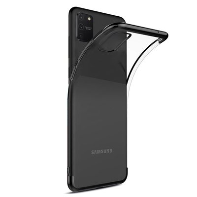 Microsonic Samsung Galaxy A91 Kılıf Skyfall Transparent Clear Siyah