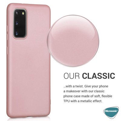 Microsonic Samsung Galaxy S20 FE Kılıf Matte Silicone Kırmızı