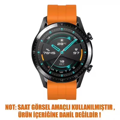 Microsonic Amazfit Bip Kordon, Silicone RapidBands Turuncu