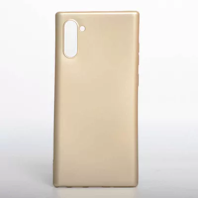 Microsonic Matte Silicone Samsung Galaxy Note 10 Kılıf Gold