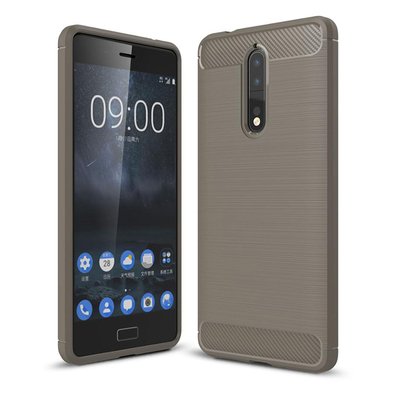 Microsonic Nokia 8 Kılıf Room Silikon Gri