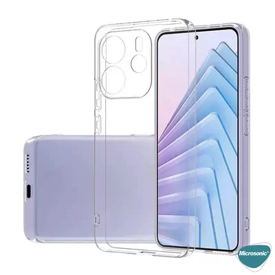 Microsonic Xiaomi Redmi Note 14 4G Kılıf Transparent Soft Şeffaf