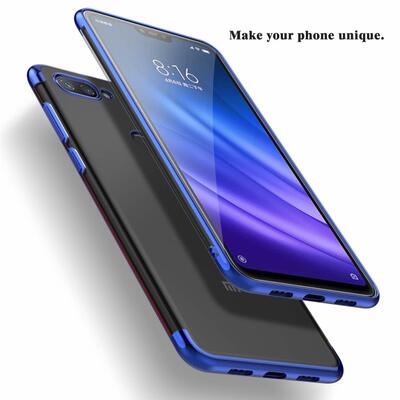 Microsonic Xiaomi Mi 8 Lite Kılıf Skyfall Transparent Clear Gümüş