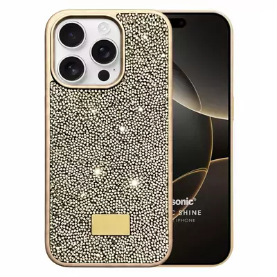 Microsonic Apple iPhone 15 Pro Kılıf Cosmic Shine Gold