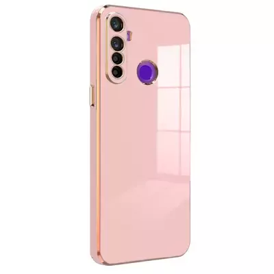 Microsonic Realme 5i Kılıf Olive Plated Pembe