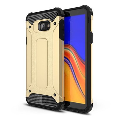 Microsonic Samsung Galaxy J4 Plus Kılıf Rugged Armor Gold