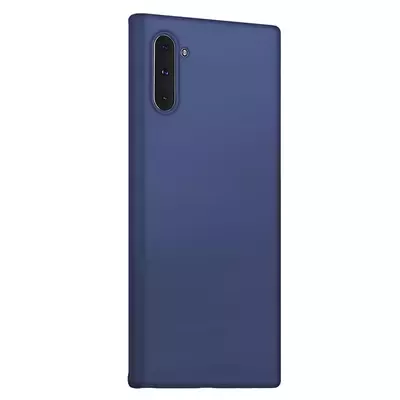 Microsonic Matte Silicone Samsung Galaxy Note 10 Kılıf Lacivert