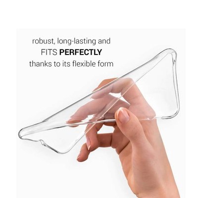 Microsonic Samsung Galaxy M20 Kılıf Transparent Soft Beyaz