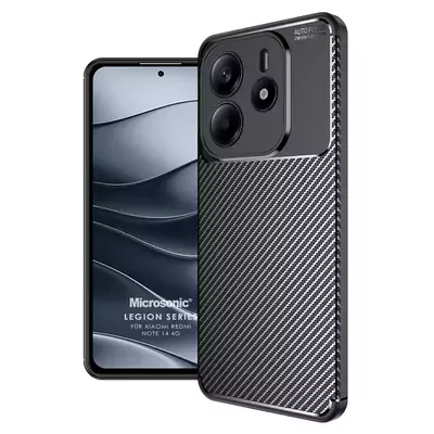 Microsonic Xiaomi Redmi Note 14 4G Kılıf Legion Series Siyah
