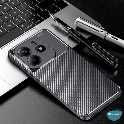 Microsonic Xiaomi Redmi Note 14 4G Kılıf Legion Series Siyah