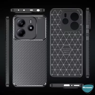 Microsonic Xiaomi Redmi Note 14 4G Kılıf Legion Series Siyah