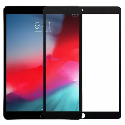 Microsonic Apple iPad Pro 10.5'' (A1701-A1709-A1852) Tam Kaplayan Temperli Cam Ekran Koruyucu Siyah