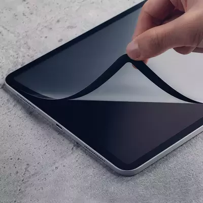 Microsonic Apple iPad Pro 10.5'' (A1701-A1709-A1852) Tam Kaplayan Temperli Cam Ekran Koruyucu Siyah