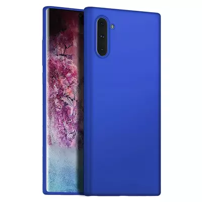 Microsonic Matte Silicone Samsung Galaxy Note 10 Kılıf Mavi