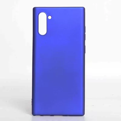 Microsonic Matte Silicone Samsung Galaxy Note 10 Kılıf Mavi