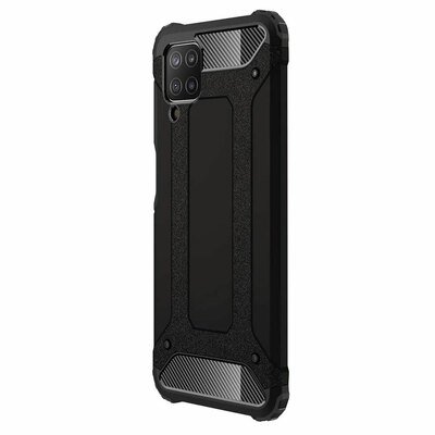 Microsonic Samsung Galaxy M12 Kılıf Rugged Armor Siyah