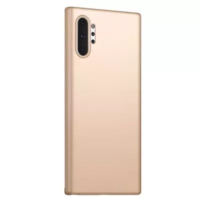 Microsonic Matte Silicone Samsung Galaxy Note 10 Plus Kılıf Gold