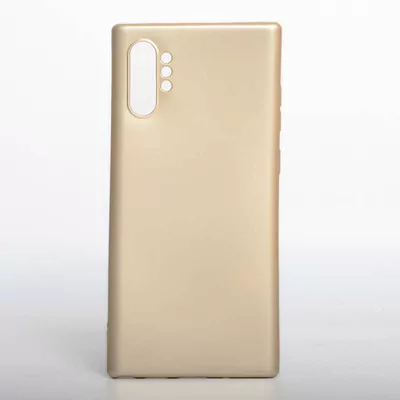 Microsonic Matte Silicone Samsung Galaxy Note 10 Plus Kılıf Gold